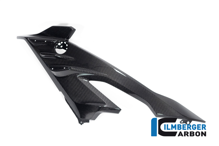 Panel lateral de carenado de carbono Ilmberger lado izquierdo, brillante, BMW S1000RR 2023-