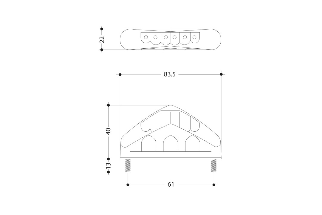 Barracuda Piloto Universal-luz trasera MINI TIGER LED con Luz de Matrícula