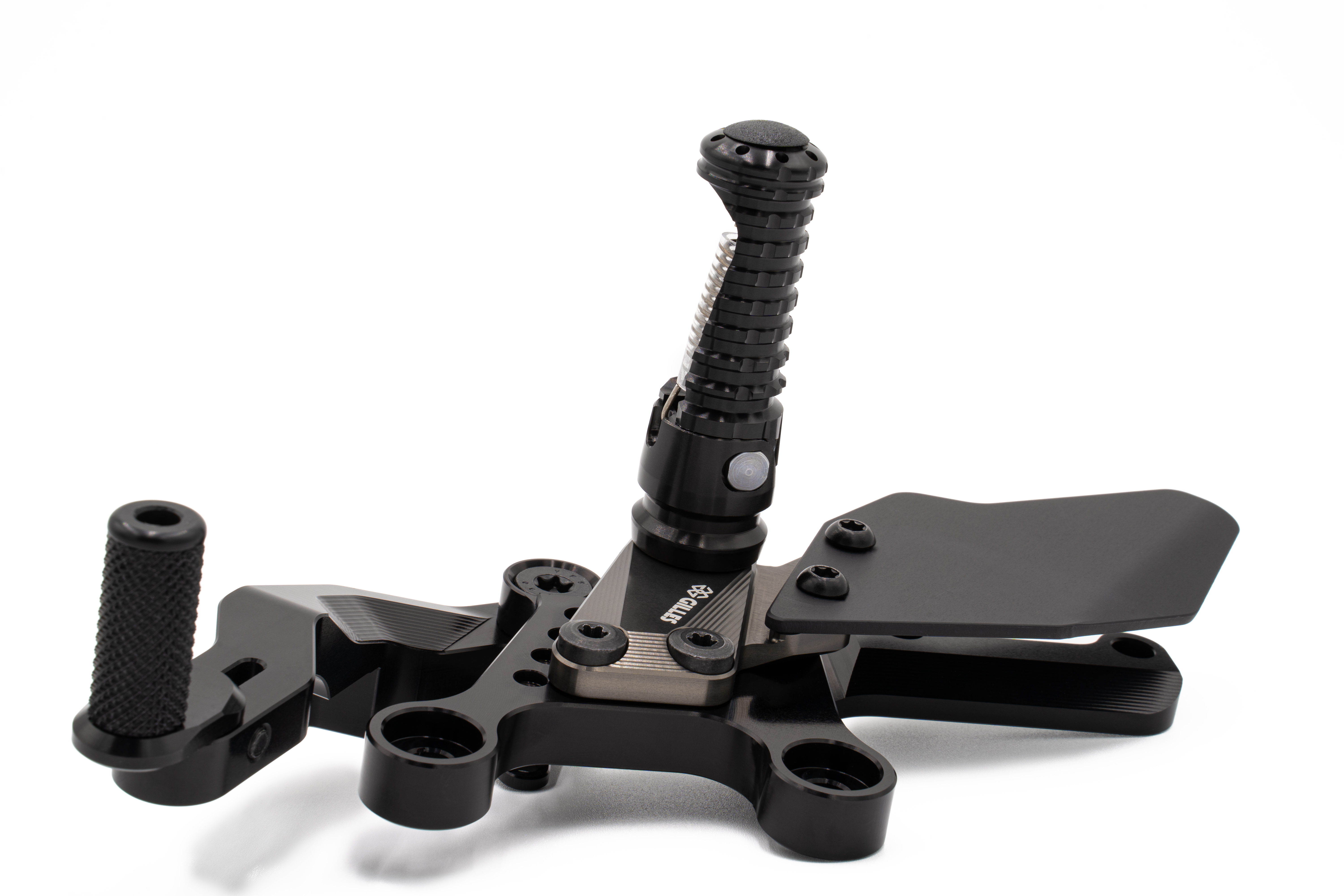 Sistema de estriberas GILLES AS31GT3 negro para Yamaha MT09, RN87, XSR900GP, RN96 2024-