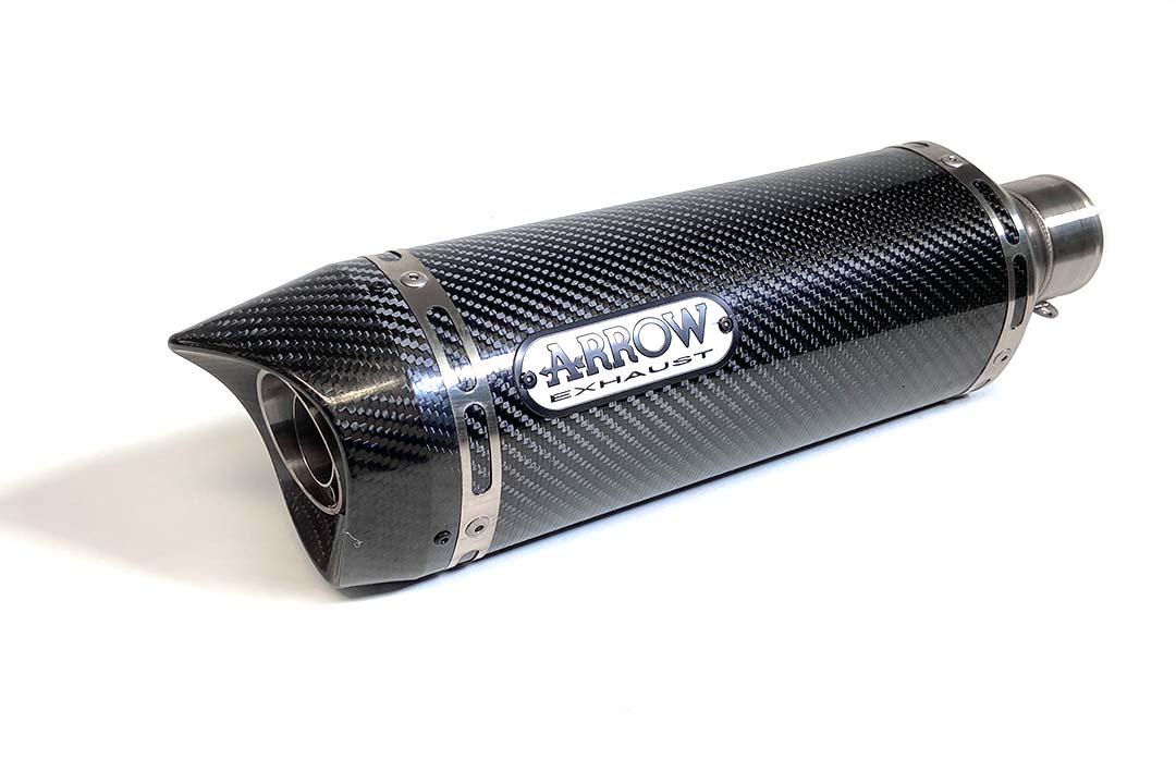 Escape ARROW THUNDER para Yamaha MT07 / Tracer 700 2014-2020, Carbono (Solo con colector ARROW)