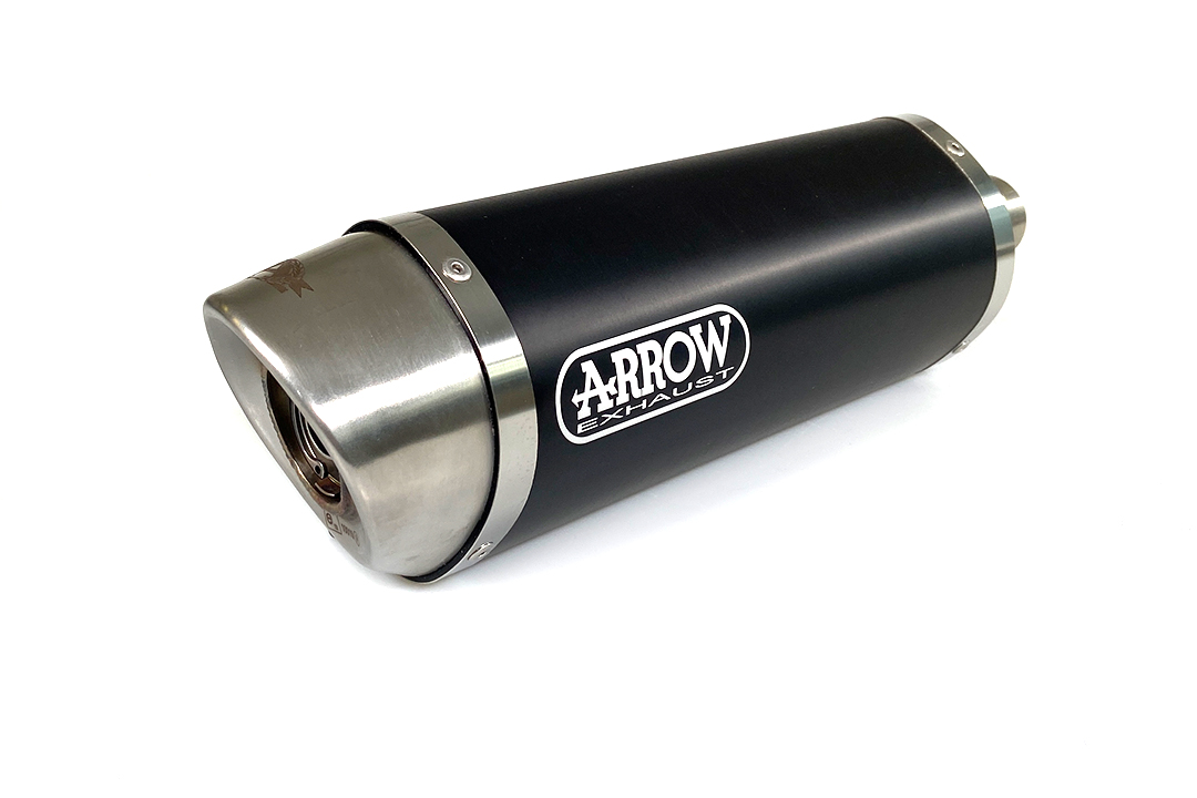 ARROW Silenciador THUNDER para Honda CBR125R 2011-2016, Aluminio negro