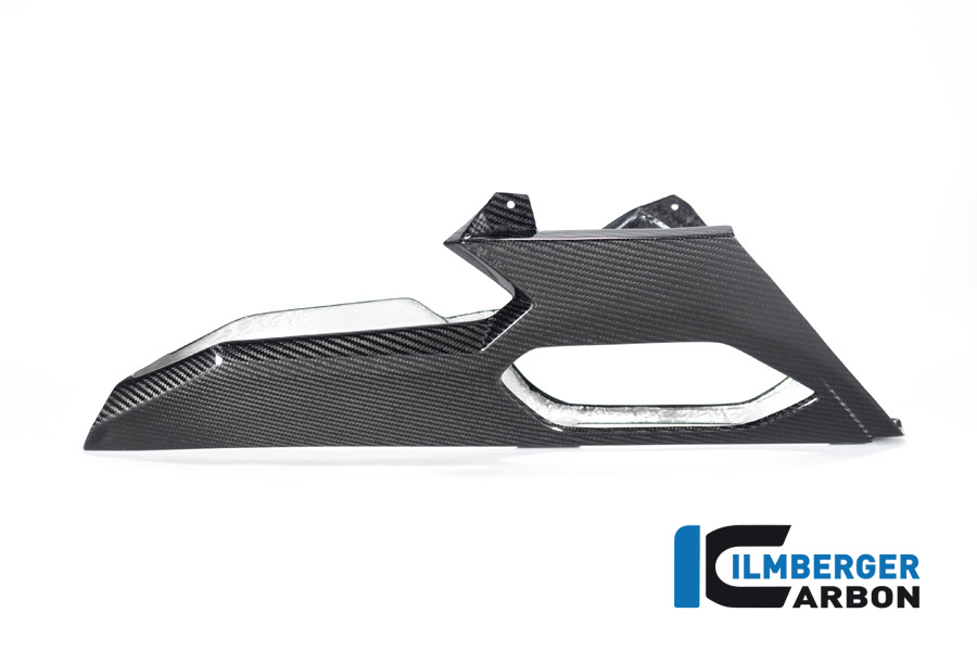 Parte inferior del carenado de carbono Ilmberger - pieza de prolongación, brillante, BMW M1000RR 2023-