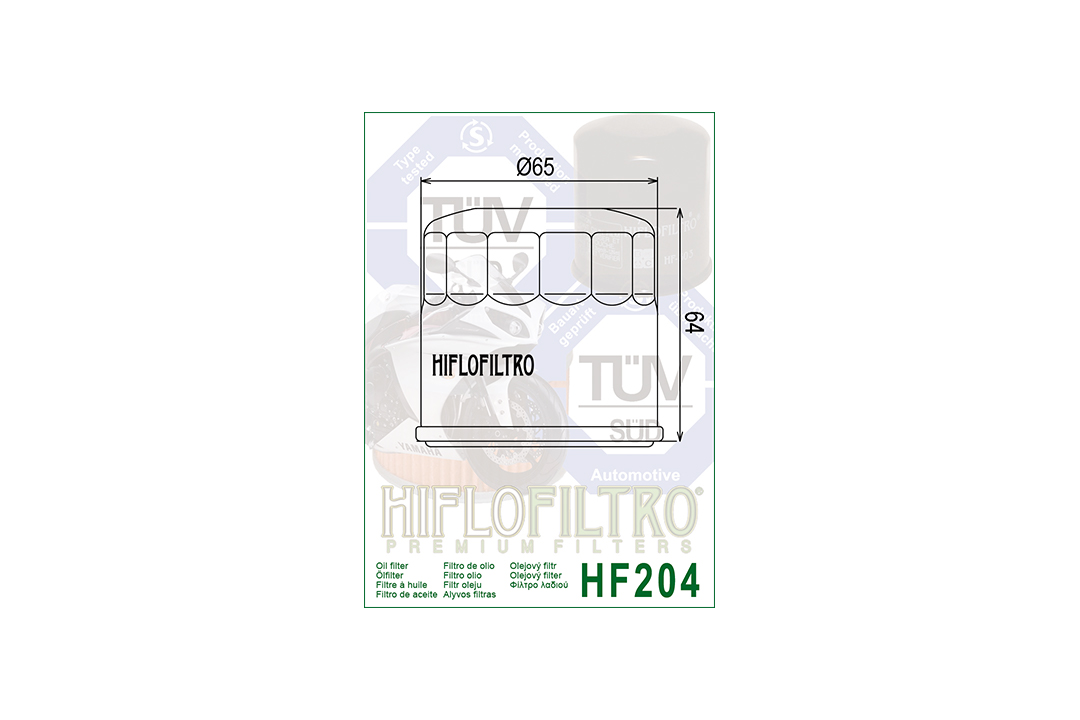 HIFLO filtro de aceite para varios modelos Honda / Kawasaki / MV Agusta / Suzuki / Triumph / Yamaha