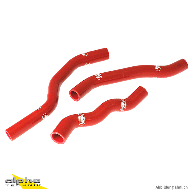 Kit de mangueras de silicona SAMCO SPORT rojo para Yamaha XTZ750 Super Tenere año del modelo 1989-1997