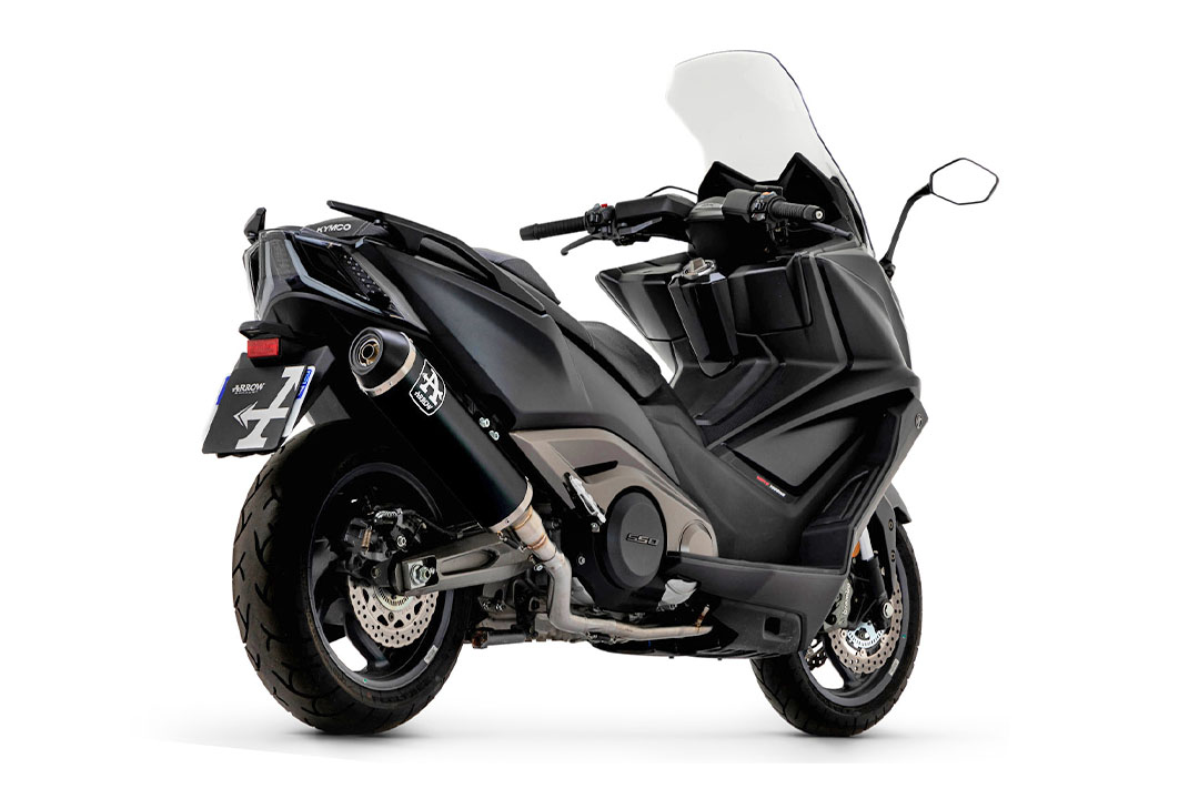 ESCAPE ARROW DARK URBAN para Kymco AK 550 Año del modelo 2021