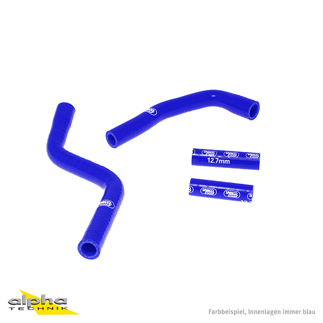 Kit de mangueras de silicona SAMCO SPORT azul para Yamaha YZ125 año del modelo 2002-2023