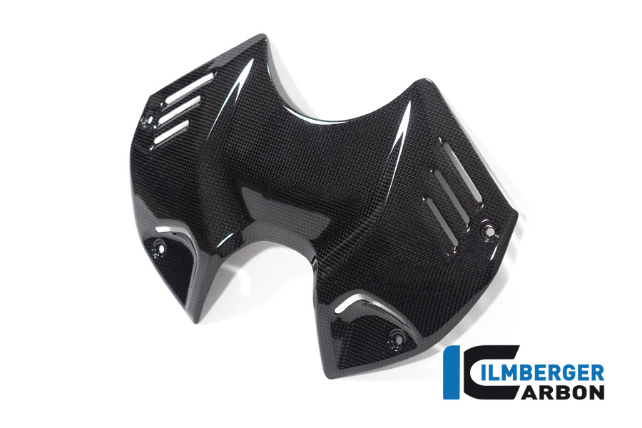 Cubierta de Carbono Ilmberger depósito de gasolinaabdeckung anterior, delanteroe brillante para Ducati Streetfighter V4 2020-