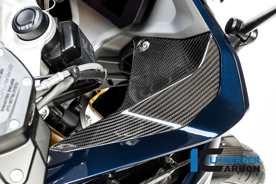 Tapa de carbono Ilmberger lado derecho junto al cuadro de instrumentos, brillante, BMW R1250RS 2019-