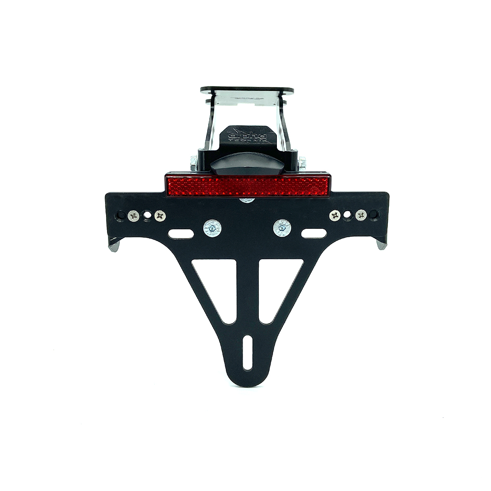 Soporte de matrícula alpha Technik para Yamaha YZF-R125 / R125 / YZF125-A, a partir del año de modelo 2021-
