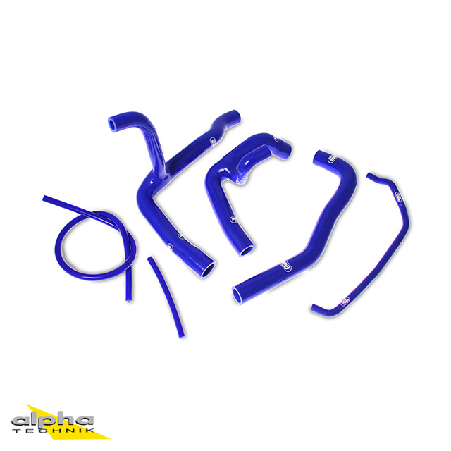 Kit de mangueras de silicona SAMCO SPORT Racing Hose Kit azul para Yamaha YZF-R6 años 2006-2024