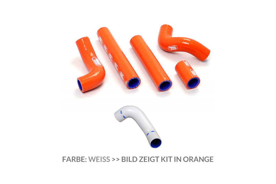 Kit de Mangueras de Silicona SAMCO SPORT, de 5 piezas, blanco, para modelos KTM / Husaberg / Husqvarna