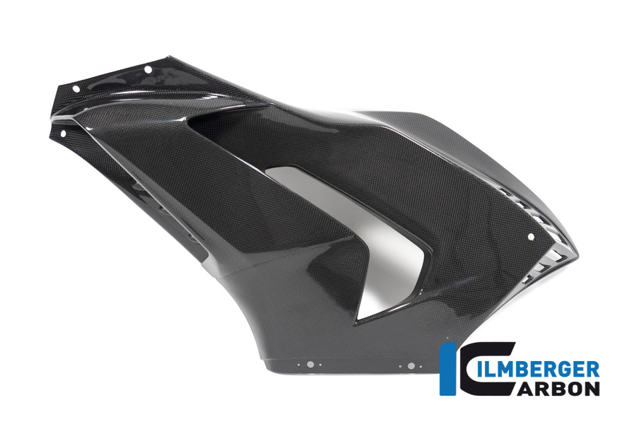 Panel lateral del carenado de carbono Ilmberger lado izquierdo, brillante, para Honda CBR1000RR-R Fireblade (SP), SC82, a partir de 2020-