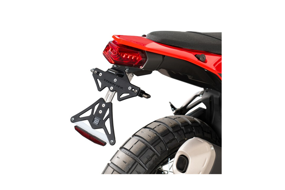 Soporte de matrícula Barracuda para Yamaha Tenere 700 a partir del año de modelo 2019