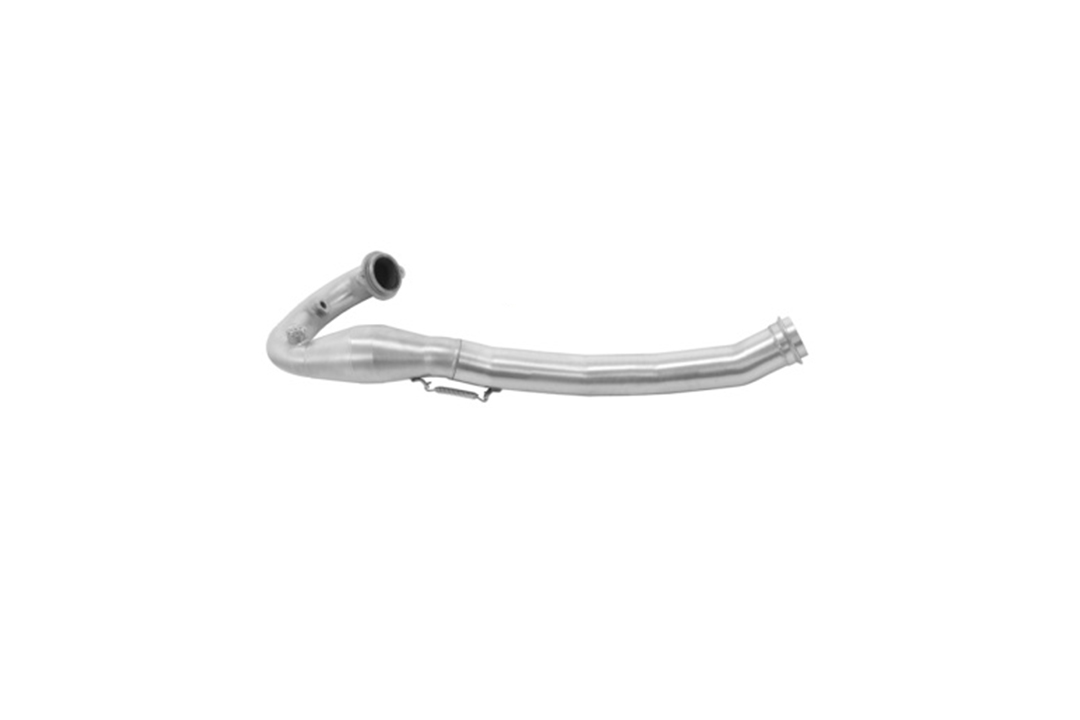 Colector de competición ARROW con cámara de expansión Power Bomb de acero inoxidable para Husqvarna 701 Supermoto 2021, sin catalizador