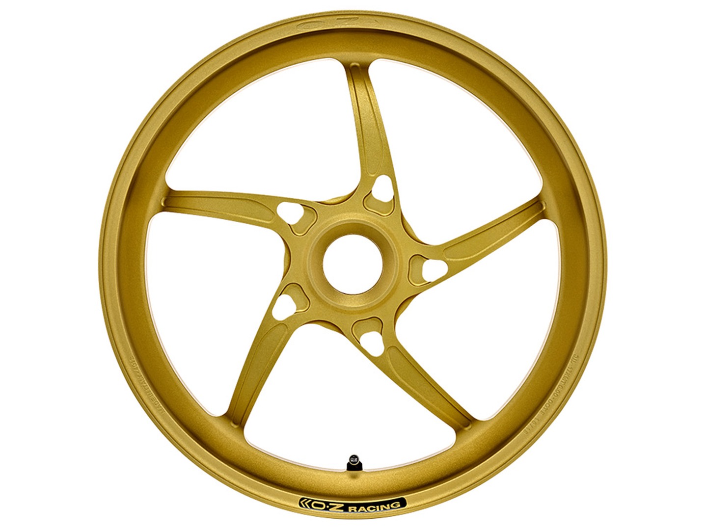 OZ Piega trasero de aluminio en dorado mate para MV Agusta Brutale (Dragster) y F4