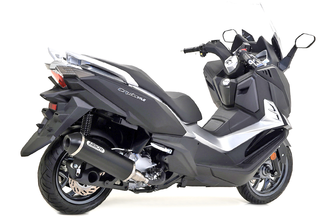 Silenciador ARROW DARK URBAN para SYM Cruisym 300i año de modelo 2017-