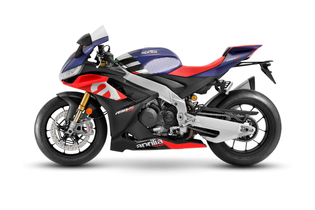 Stompgrip depósito de gasolina Pad negro, Icon, Kit depósito de gasolina Streetbike, para Aprilia RSV4 (Factory), Tuono V4 1100 (Factory), 2021-2025