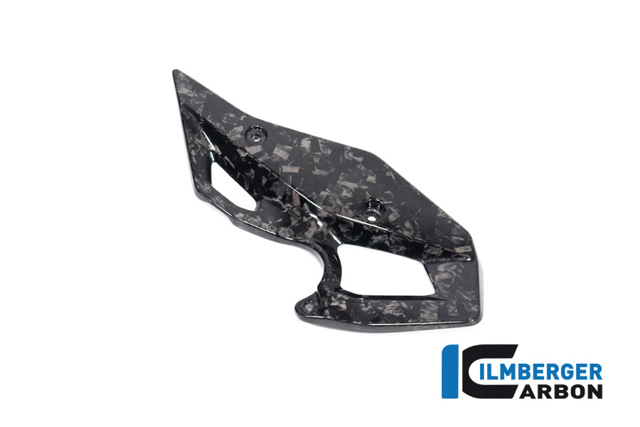 Ilmberger Protector de talón de carbono lado izquierdo, Black Diamond Carbon, brillante, BMW R1300GS 2023-