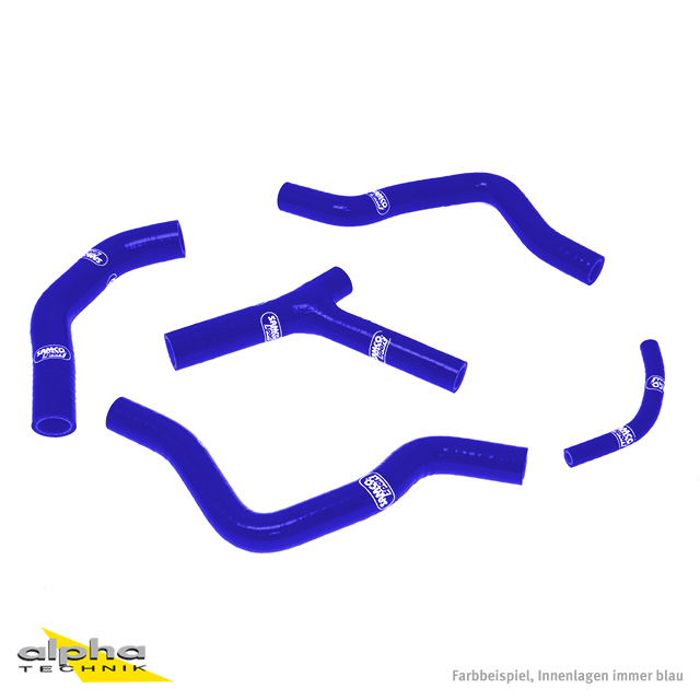 Kit de mangueras de silicona SAMCO SPORT azul para Honda CR500 Año del modelo 1985-1988