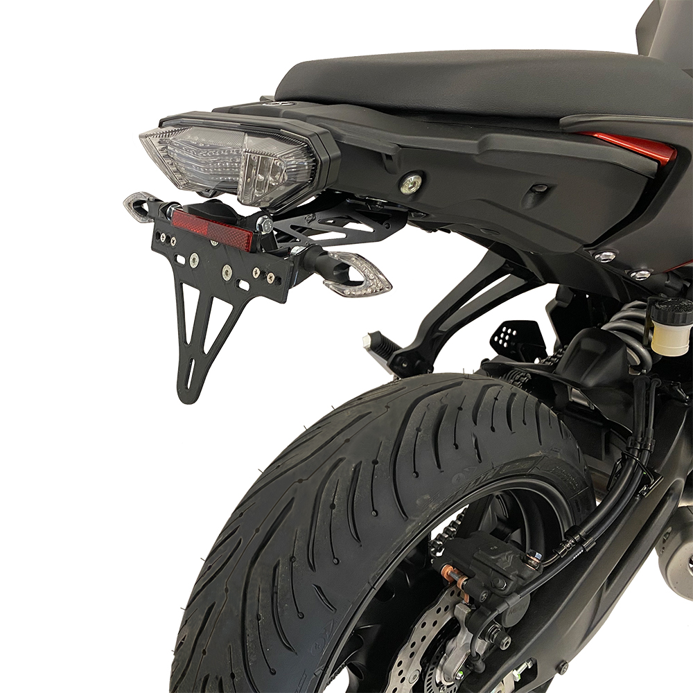 alpha Technik, Soporte de matrícula para Yamaha Tracer 700; TIPO RM30, RM31; Año del modelo 2020-