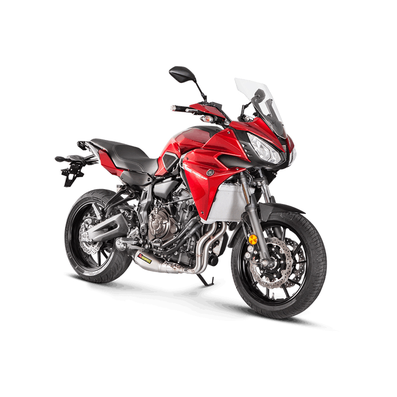 Akrapovic Racing Line (Titanium) MT-07 sistema de escape para Yamaha MT-07/FZ-07 2014-, TRACER 700 2016-2019, XSR700/Xtribute 2016-