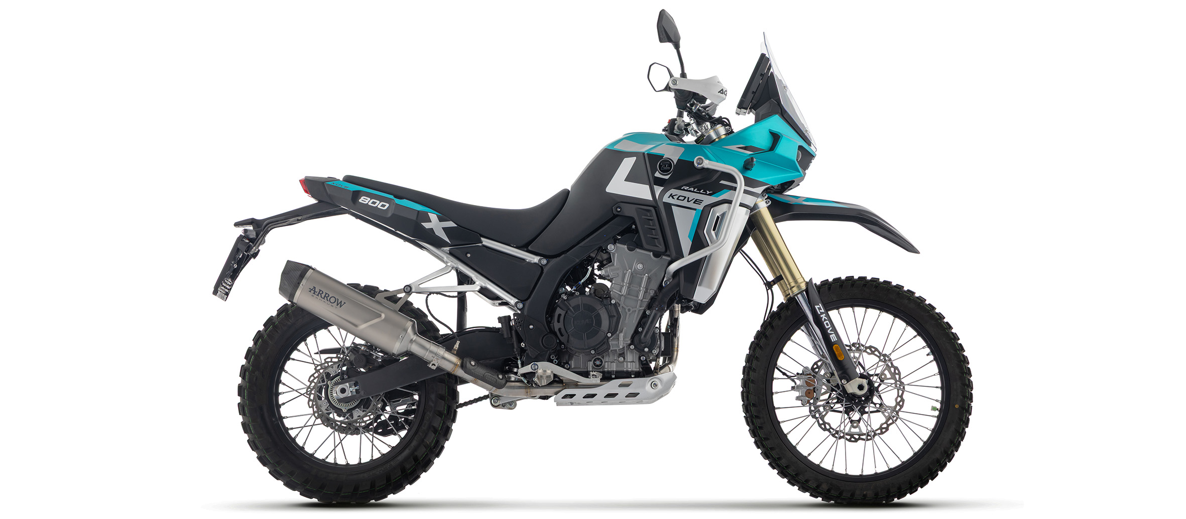 Escape ARROW INDY RACE EVO Titan para KOVE 800X Pro, Rally, año de modelo 2025-