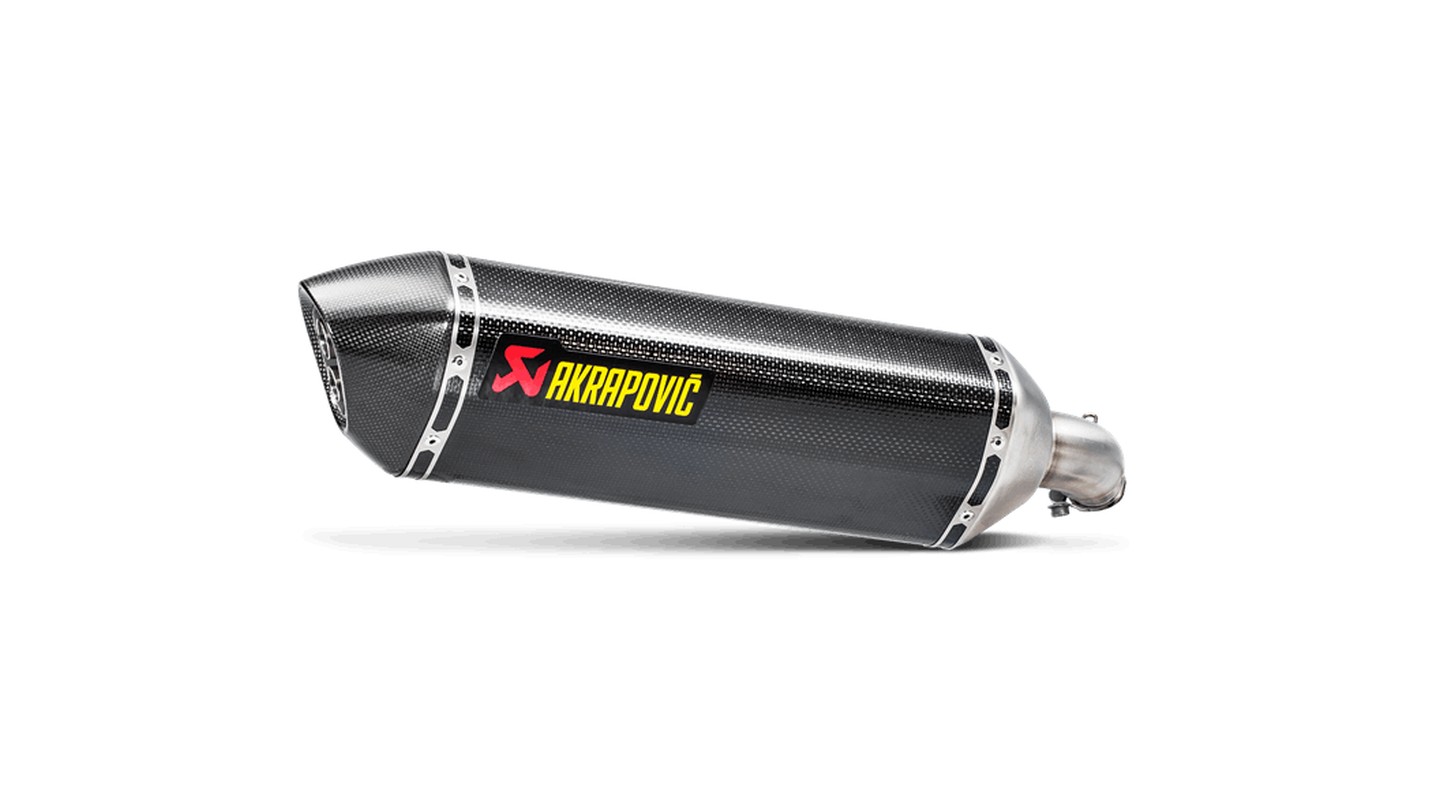 Escape Akrapovic Slip-On Line (Carbono) para Suzuki SV 650 año de modelo 2016-2021