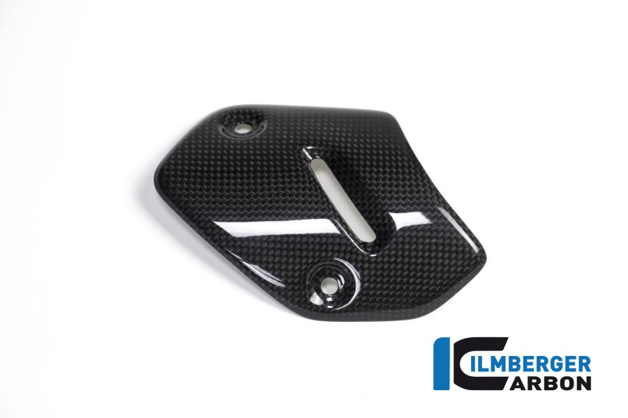 Protector térmico de escape de carbono Ilmberger para la salida, brillante