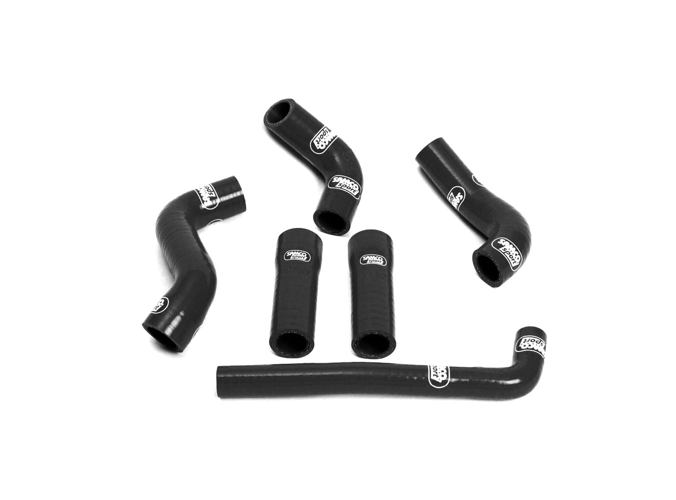 Kit de mangueras de silicona SAMCO SPORT diseño OEM negro para KTM 450 EXC 525 EXC año de modelo 2004-2007