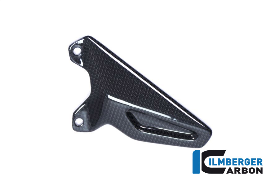 Protector de talón de carbono Ilmberger lado izquierdo brillante Panigale V4/V4 S/V4 R