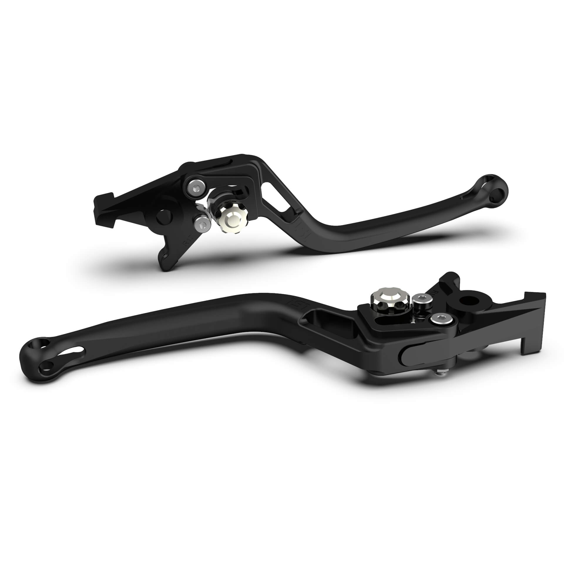Maneta de freno LSL BOW R72, negro arenado/plata