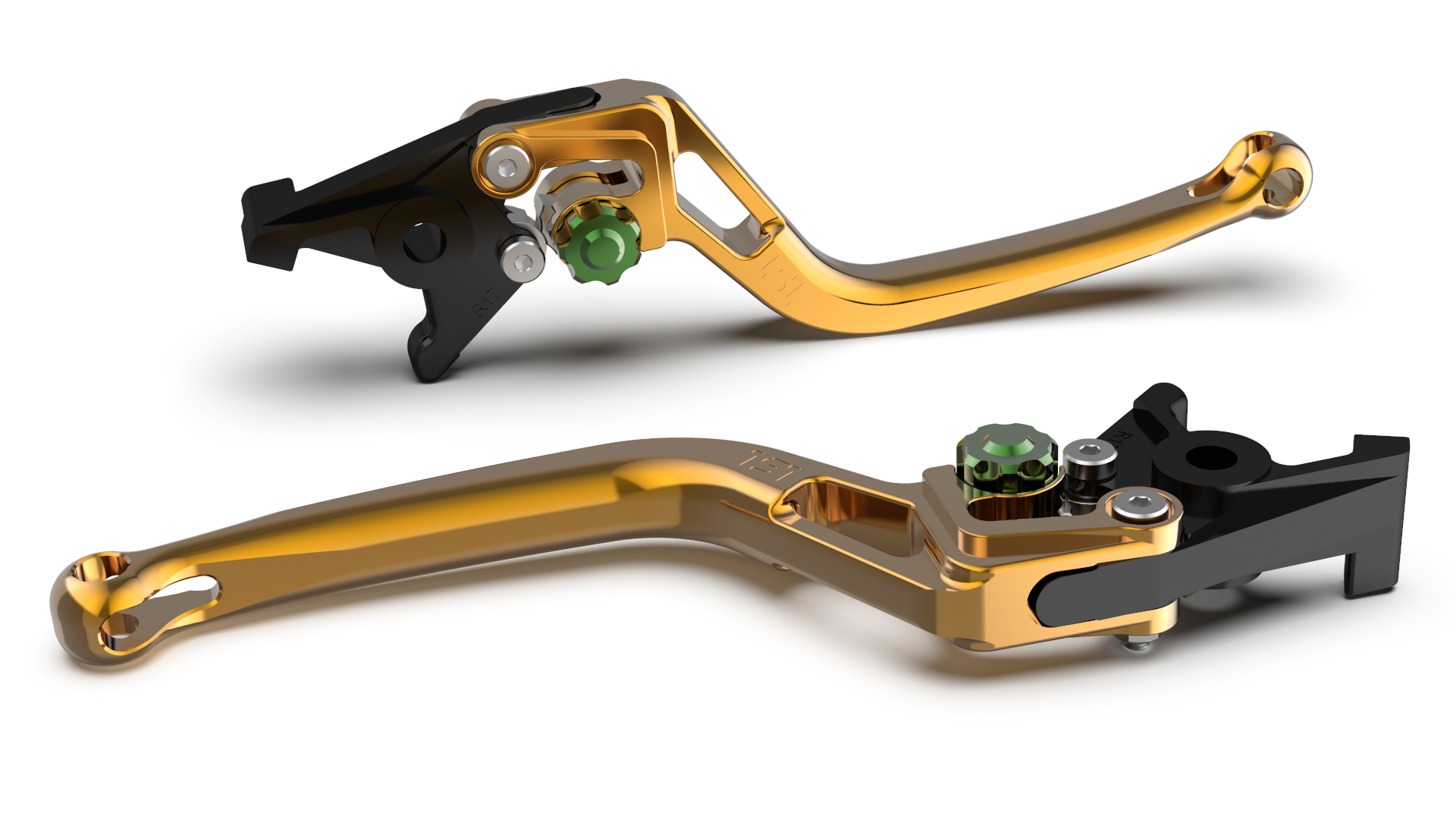 LSL Maneta de freno BOW R82, dorado/verde