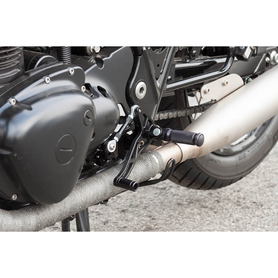 Estriberas LSL Midi, para Kawasaki W800, plata