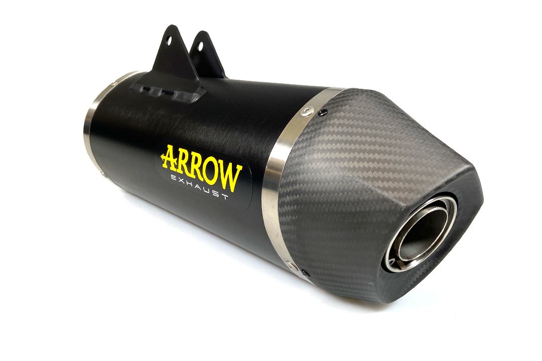 ARROW Silenciador DARK RACE-TECH para Husqvarna 701 Enduro / Supermoto año del modelo 2017-2022