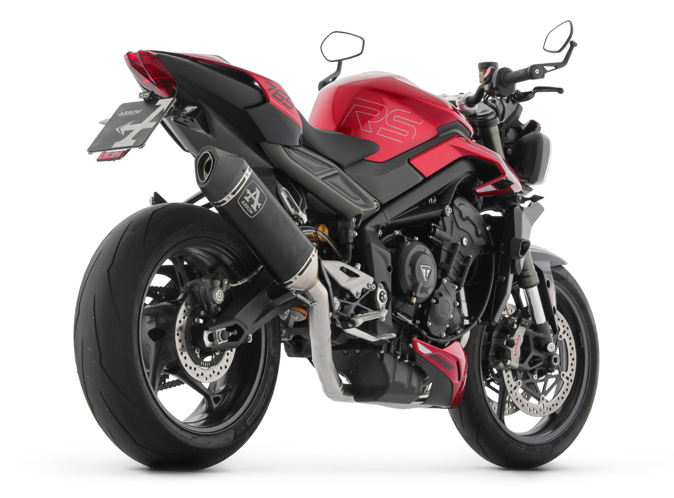 Sistema completo de competición ARROW para Triumph Street Triple 765 RS Año del modelo 2023-