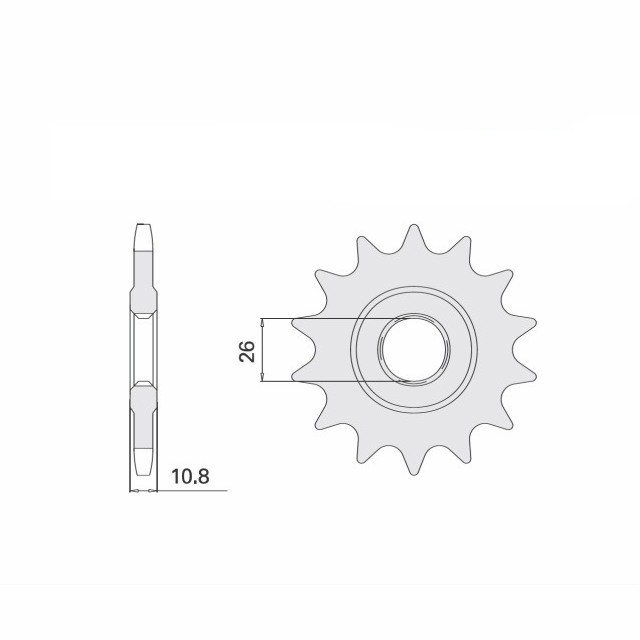 Kit de cadena DID con cadena 530VX3, color estándar, para Yamaha YZF-R1, tipo RN12, año del modelo 2006-2008