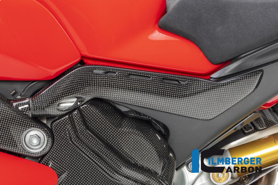 Ilmberger Carbon Cubierta del chasisheck lado izquierdo brillante Panigale V4/V4S