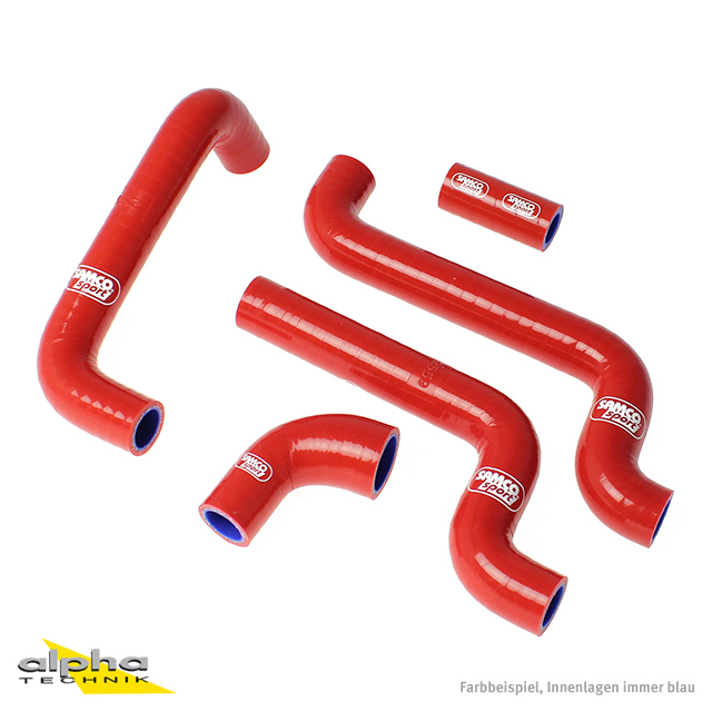 SAMCO SPORT Kit de mangueras de silicona rojo para Aprilia RS125 años de modelo 1999-2012