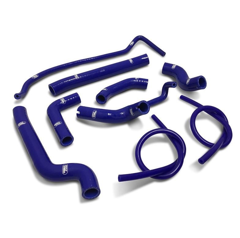SAMCO SPORT Kit de mangueras de silicona de 9 piezas azul para Ducati 939 Supersport (S), 2017-2020 y Supersport 950 (S), 2021-2025