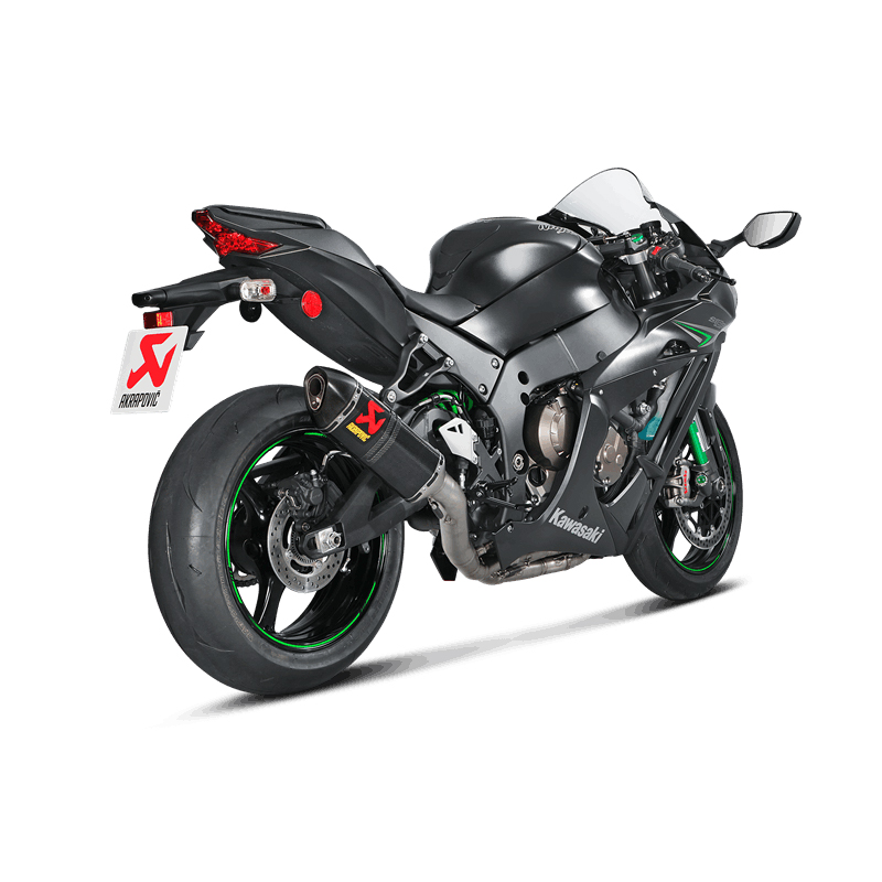 Akrapovic Evolution Line (Carbono) sistema de escape para Kawasaki Ninja ZX-10R año modelo 2016-2020, Ninja ZX-10R SE 2018-2020, Ninja ZX-10RR 2017-2020