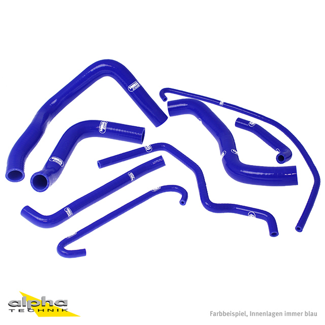 Kit de mangueras de silicona SAMCO SPORT azul para Suzuki GSXR600 GSXR750 año del modelo 2006-2010