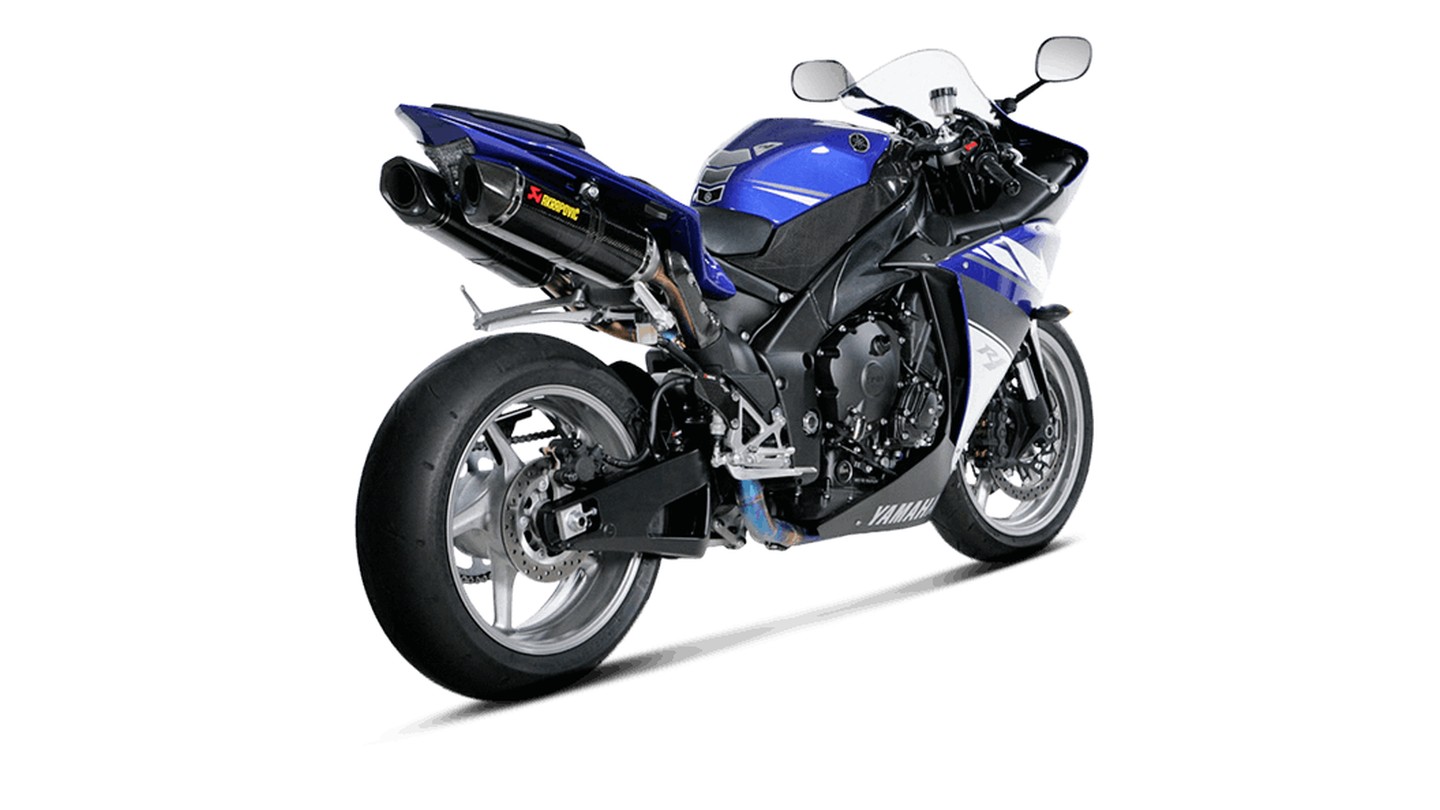 Kit Akrapovic Evolution Line (Carbono) sistema de escape para Yamaha YZF-R1 2009-2014