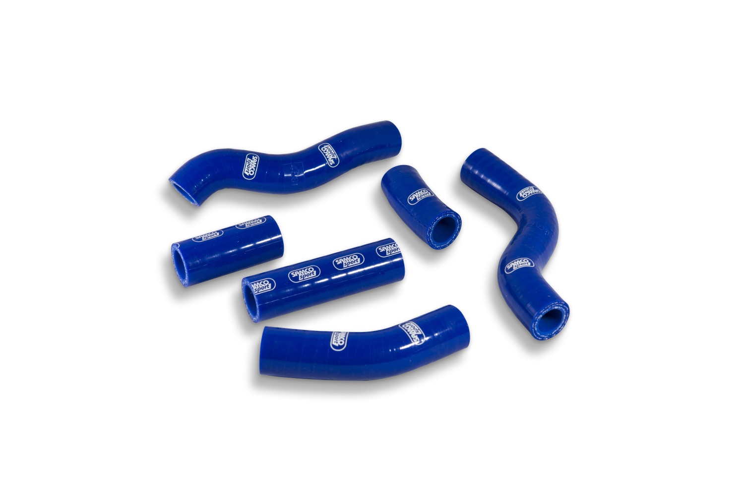 Kit de mangueras de silicona SAMCO SPORT Diseño OEM, 6 piezas, azul para KTM 85 SX Husqvarna TC85 año de modelo 2013-2017