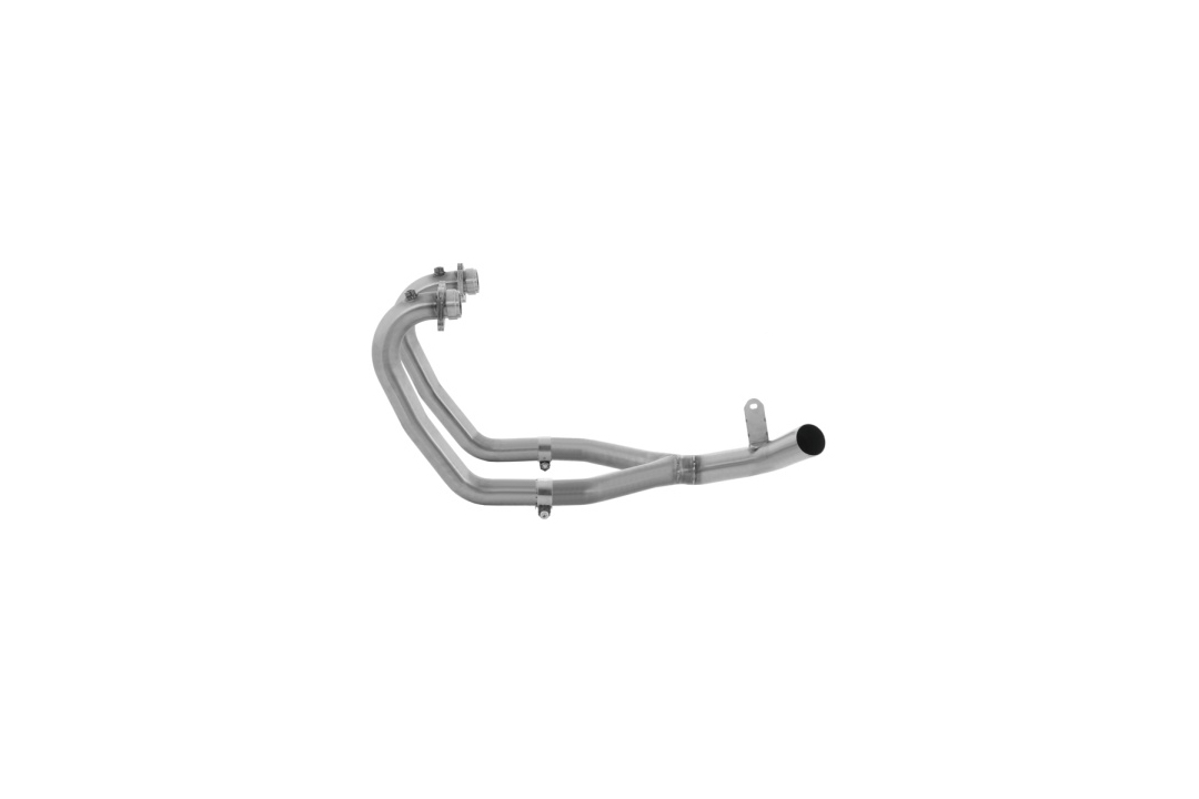 Colector de Competición ARROW de Acero Inoxidable sin catalizador para Moto Guzzi V85 TT a partir del Año de Modelo 2021-