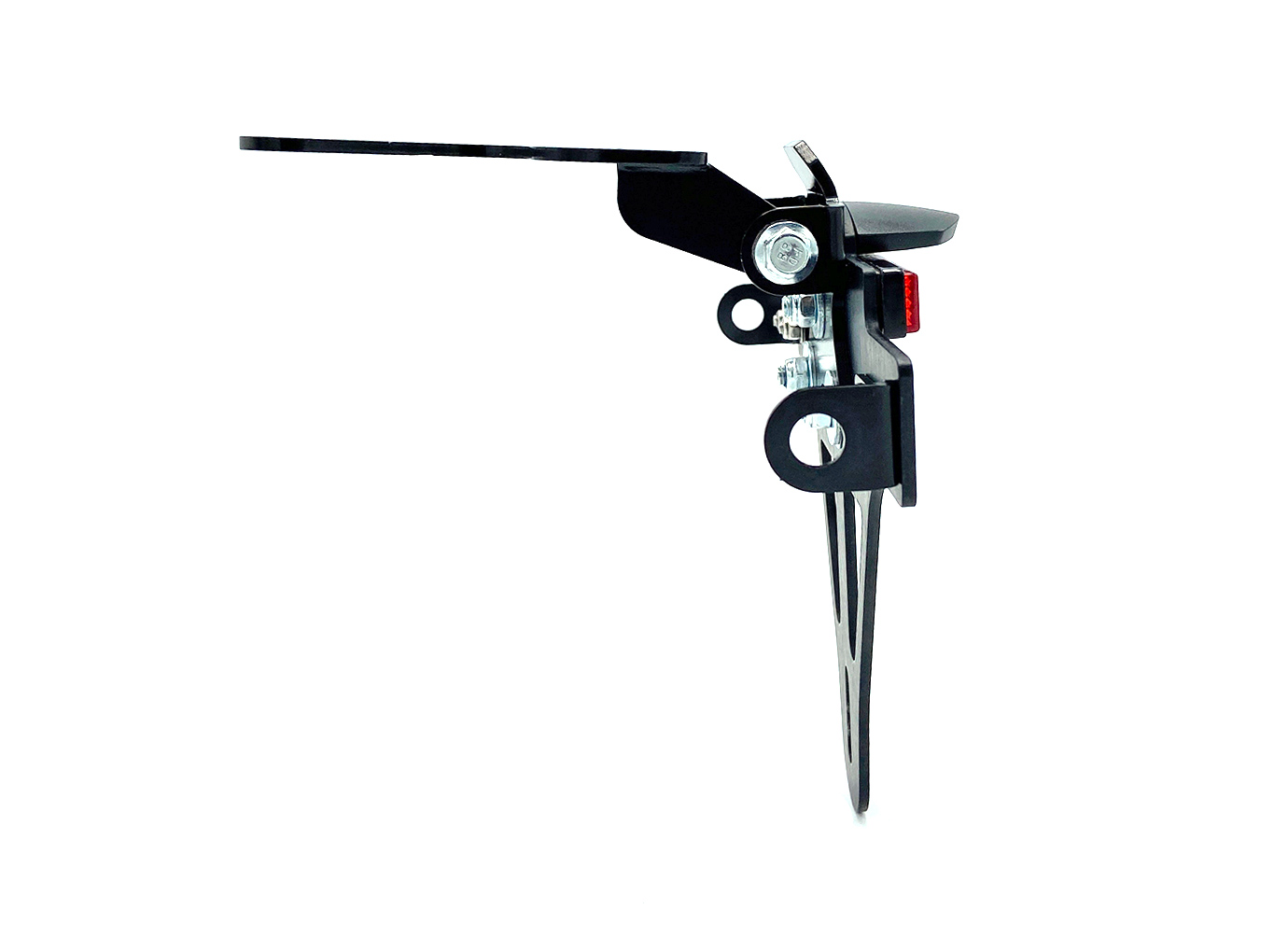 Soporte de matrícula alpha Technik para Yamaha Fazer 8 / FZ8 a partir de 2010 y FZ1 a partir de 2006-