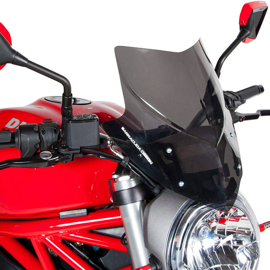 Parabrisas Barracuda Aerosport Plexiglás para Ducati Monster 1200 (2014 - 2017) / Ducati Monster 797 (2019 -) / Ducati Monster 821 (2014 - 2017 y 2018)