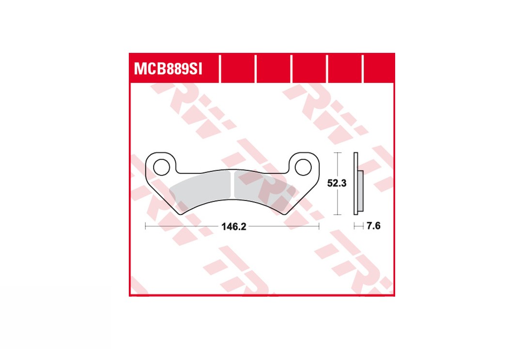 TRW pastillas del frenosatz Sinterizado Offroad MCB889SI