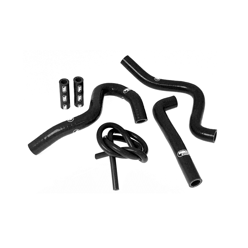 Kit de mangueras de silicona SAMCO SPORT negro para Kawasaki KX250 año de modelo 1994-1998