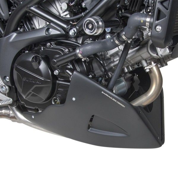 Spoiler Inferior Barracuda AEROSPORT para Suzuki SV650 2016 - 2017 negro sin pintar