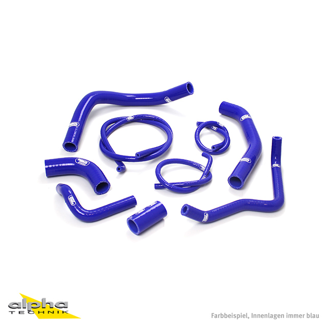 Kit de mangueras de silicona SAMCO SPORT azul para Kawasaki Z1000 año de modelo 2010-2013